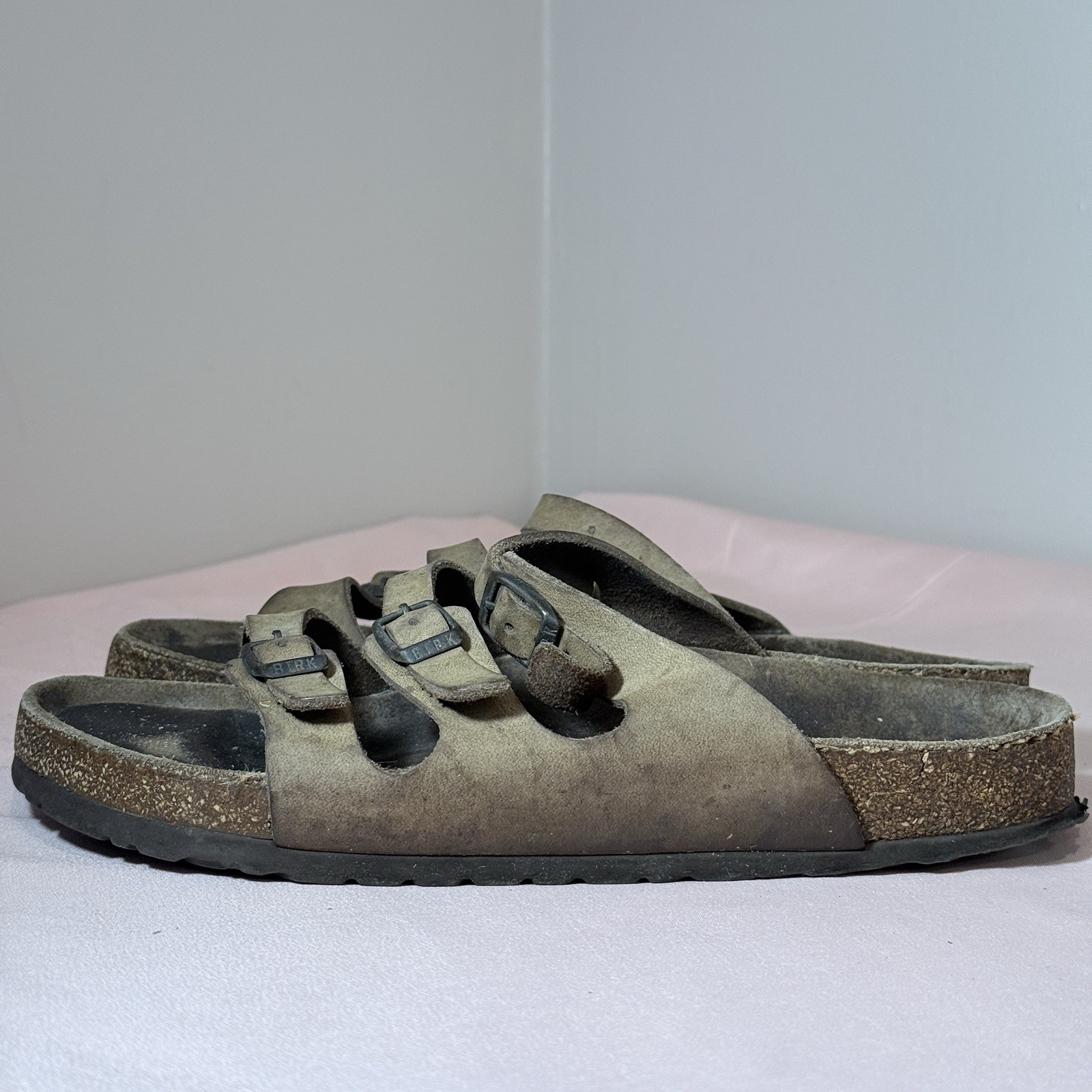 Birkenstock Florida Sandals Triple Strap Brown Size EU 40 US 9 – 9.5