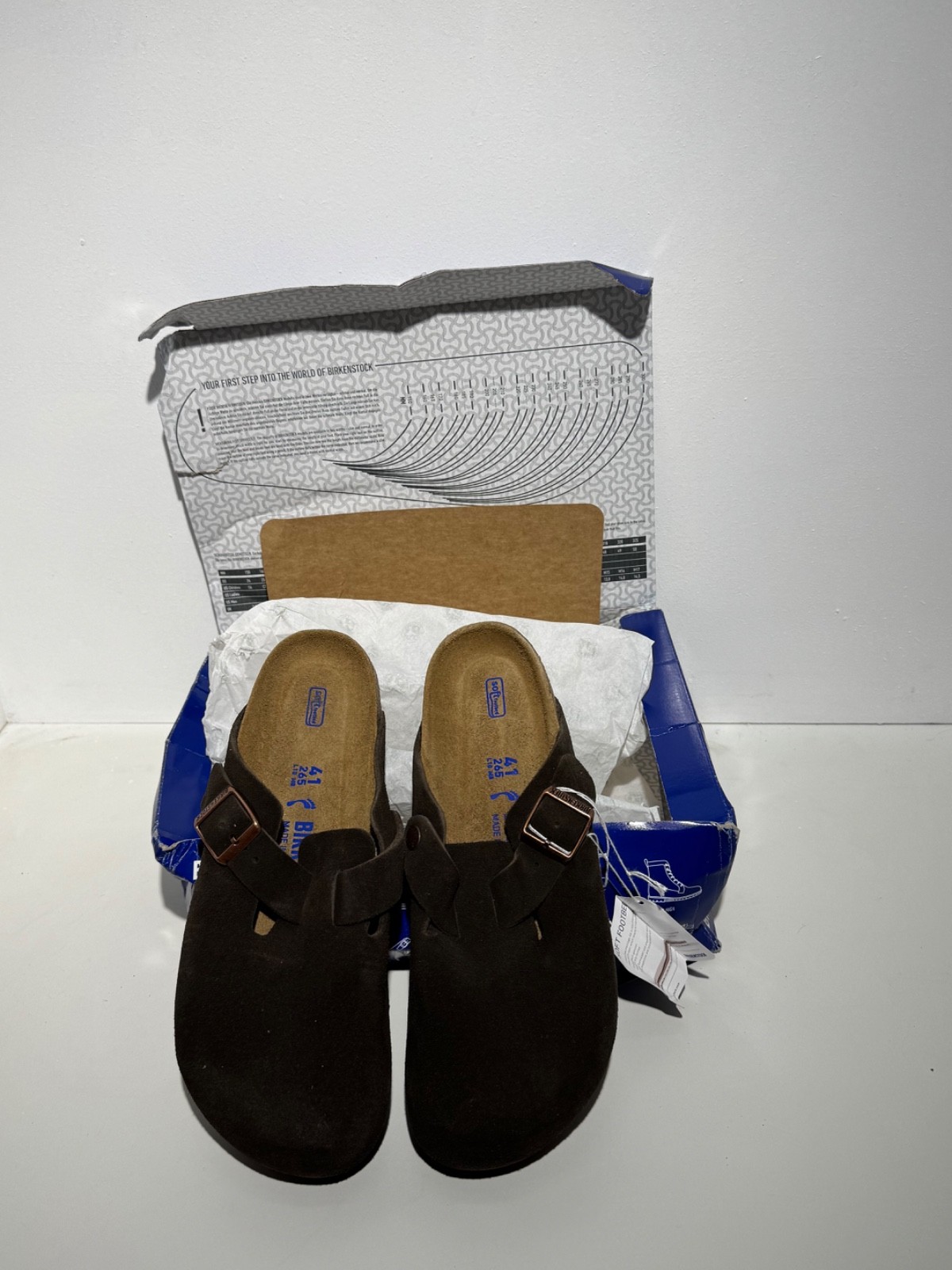 Birkenstock Boston BS Mocca Clog Narrow Fit Size 41 women’s US 10 BRAND NEW
