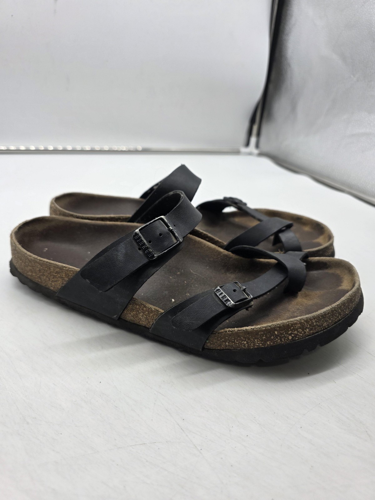 Birkenstock  Mayari Sandals Womens Size 11 Black Gorpcore Footbed Comfort Shoes