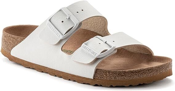 New in-Box Birkenstock Arizona Sandals Birko Flor Narrow White – Select Size