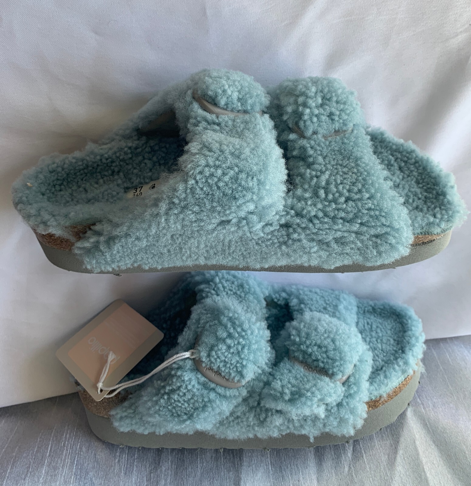 Birkenstock Papillio Arizona Big Buckle PAP Women’s size 6 (37) 9 (40) “Aqua”