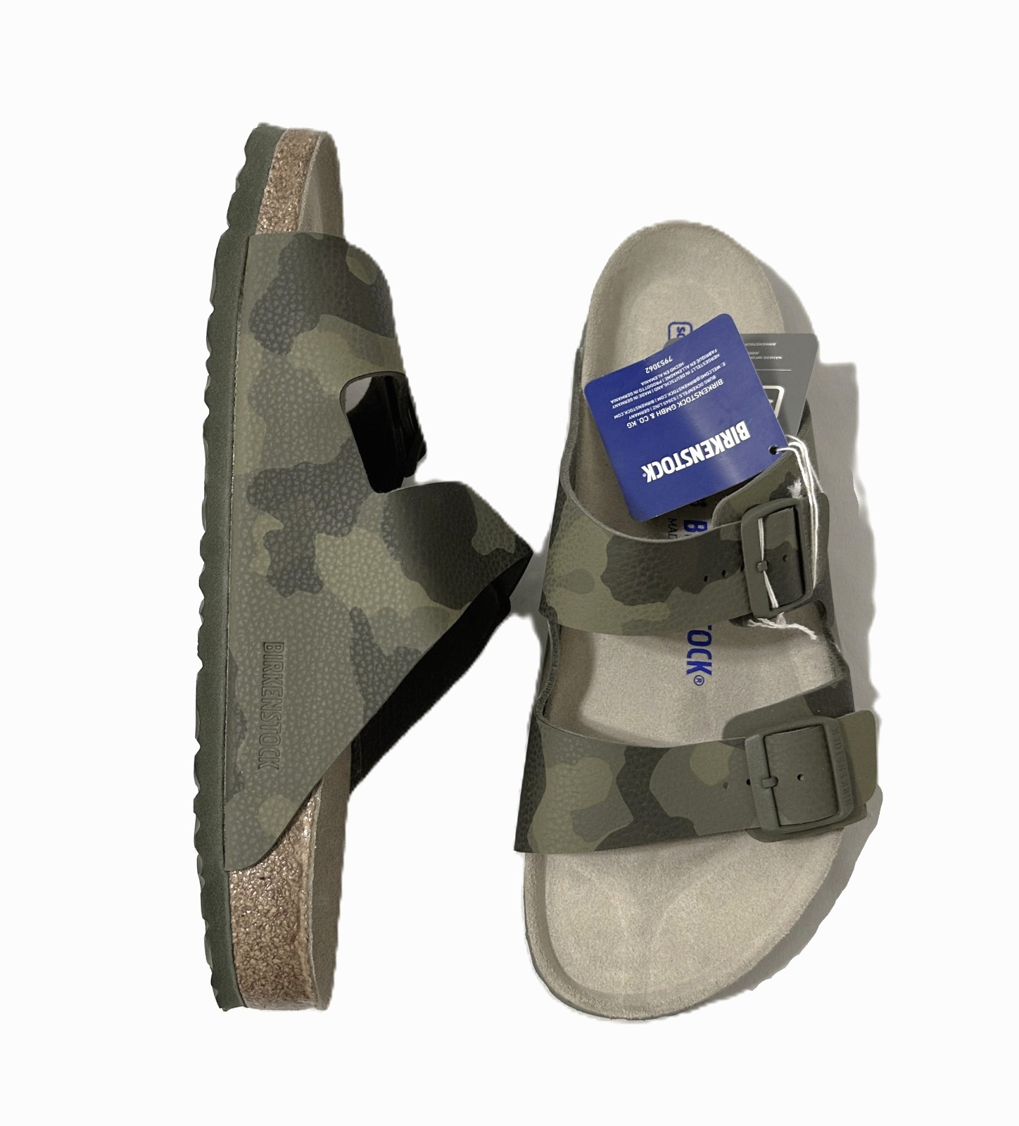Birkenstock Arizona Soft Footbed Sandals Birko-Flor Size EU-40 US-9 NWOB
