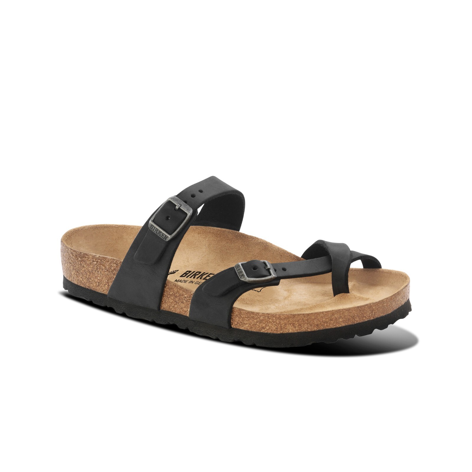 Birkenstock Mayari Oiled Leather (Black) Women’s Sandals 17148