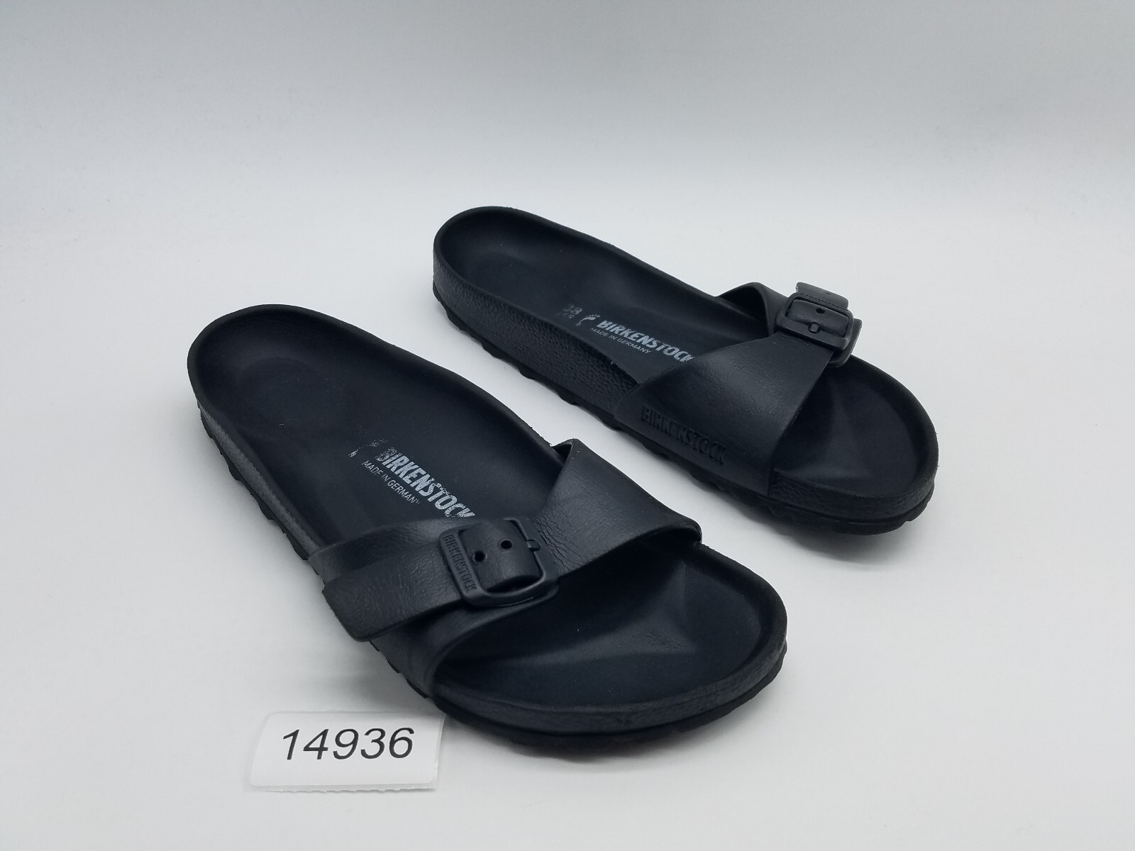 Birkenstock Madrid EVA Women’s Size 7 EU 38 Narrow Slip On Slide Sandals Black