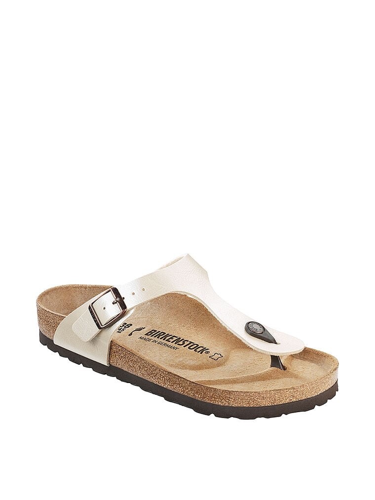Birkenstock Gizeh Sandal Pearl White Size 5-5.5 New In Box