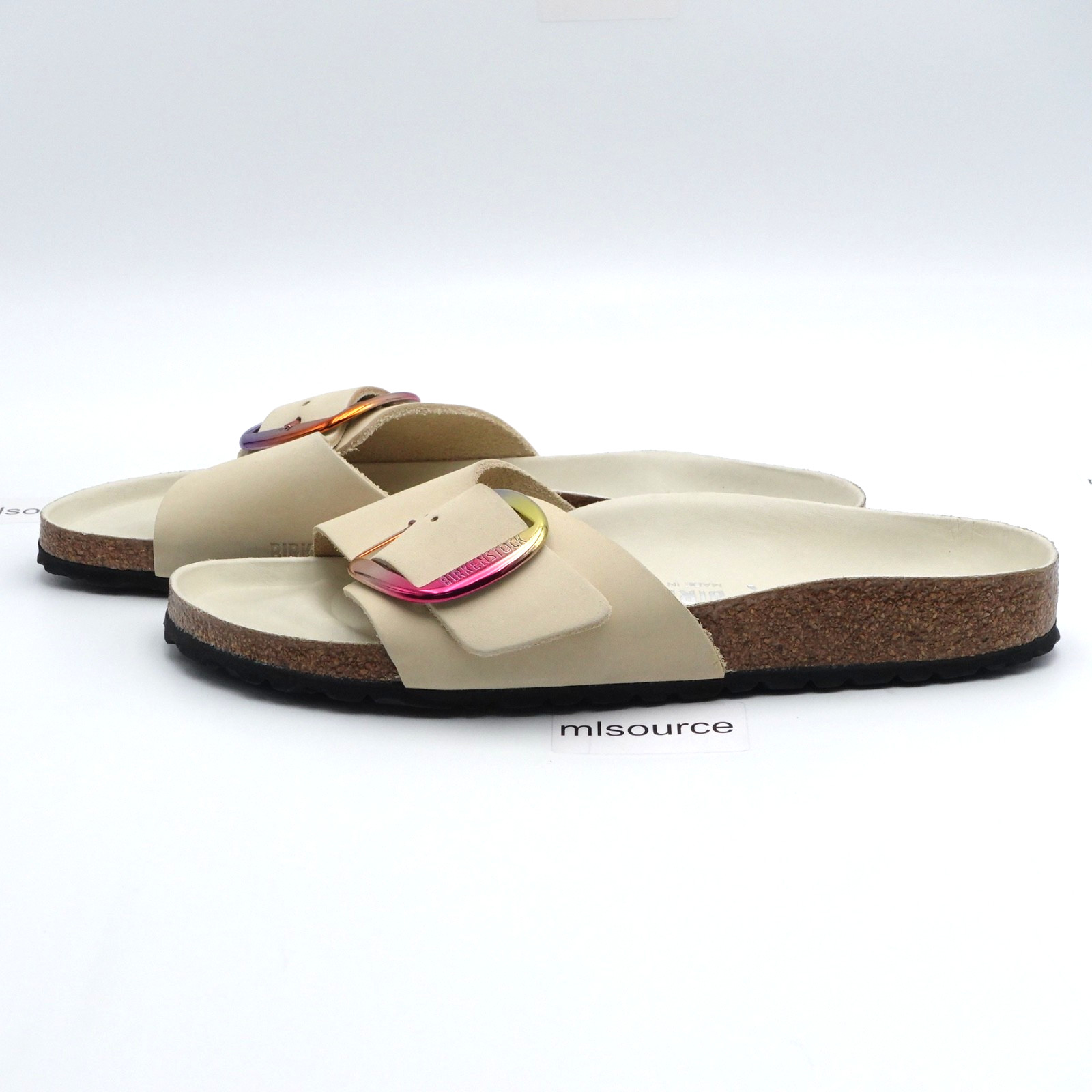 Size 10-10.5 US / EUR 41 Women’s Birkenstock Madrid Big Buckle Nubuck Sandals