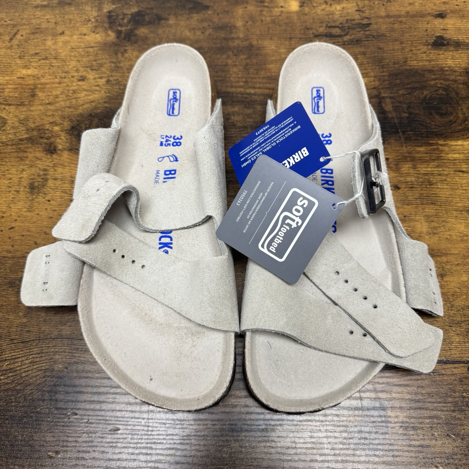 Birkenstock Arizona BS Oyster Tonal Women’s Size EU 38/US 7 Soft Footbed