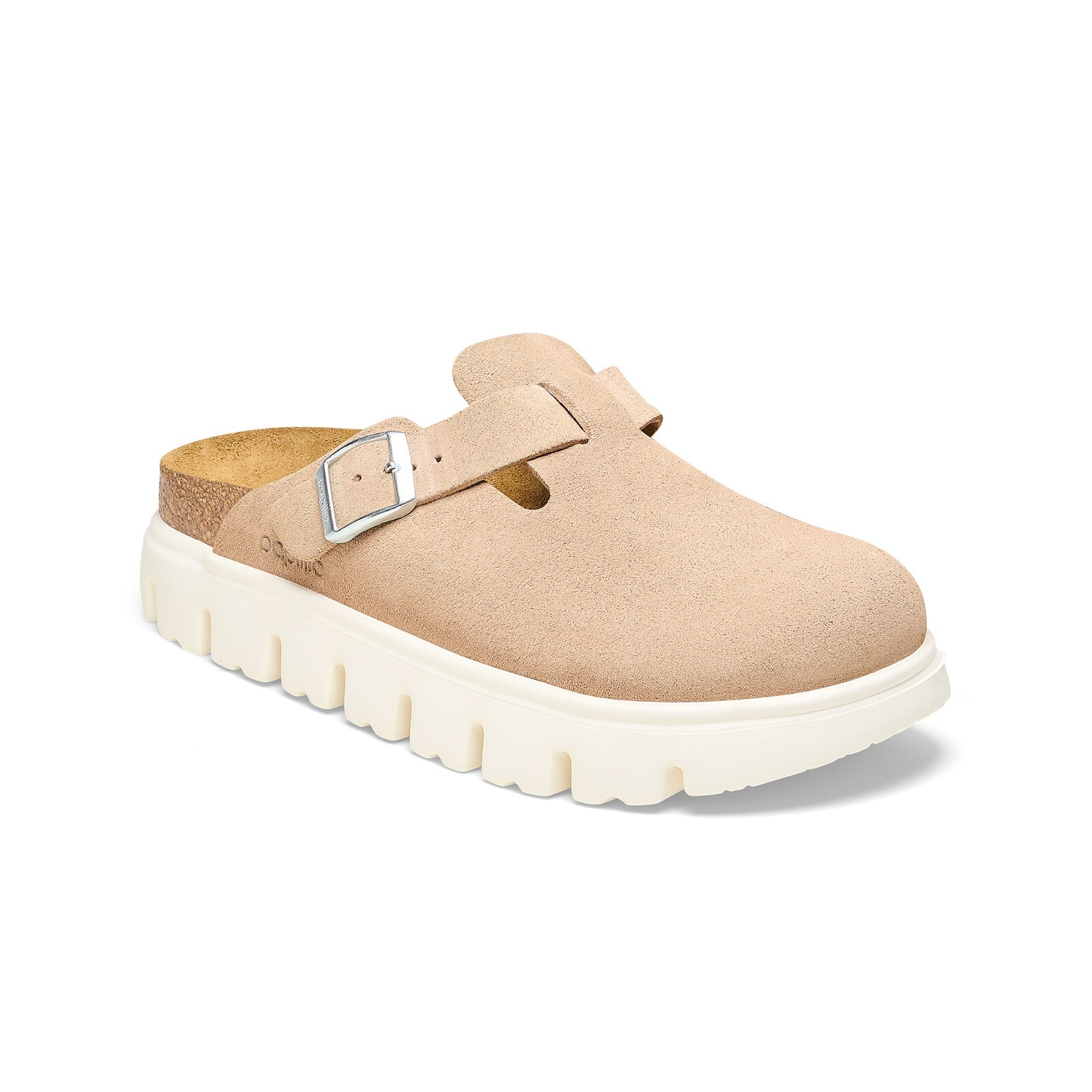 Birkenstock Boston Chunky Suede Leather (Warm Sand) Women’s Sandals 1026176