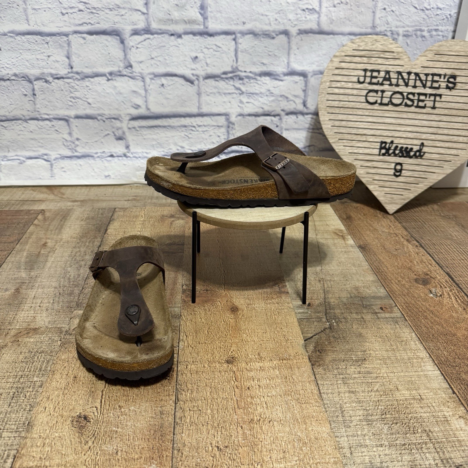 Birkenstock Gizeh Habana Regular Size 38 US 7-7.5