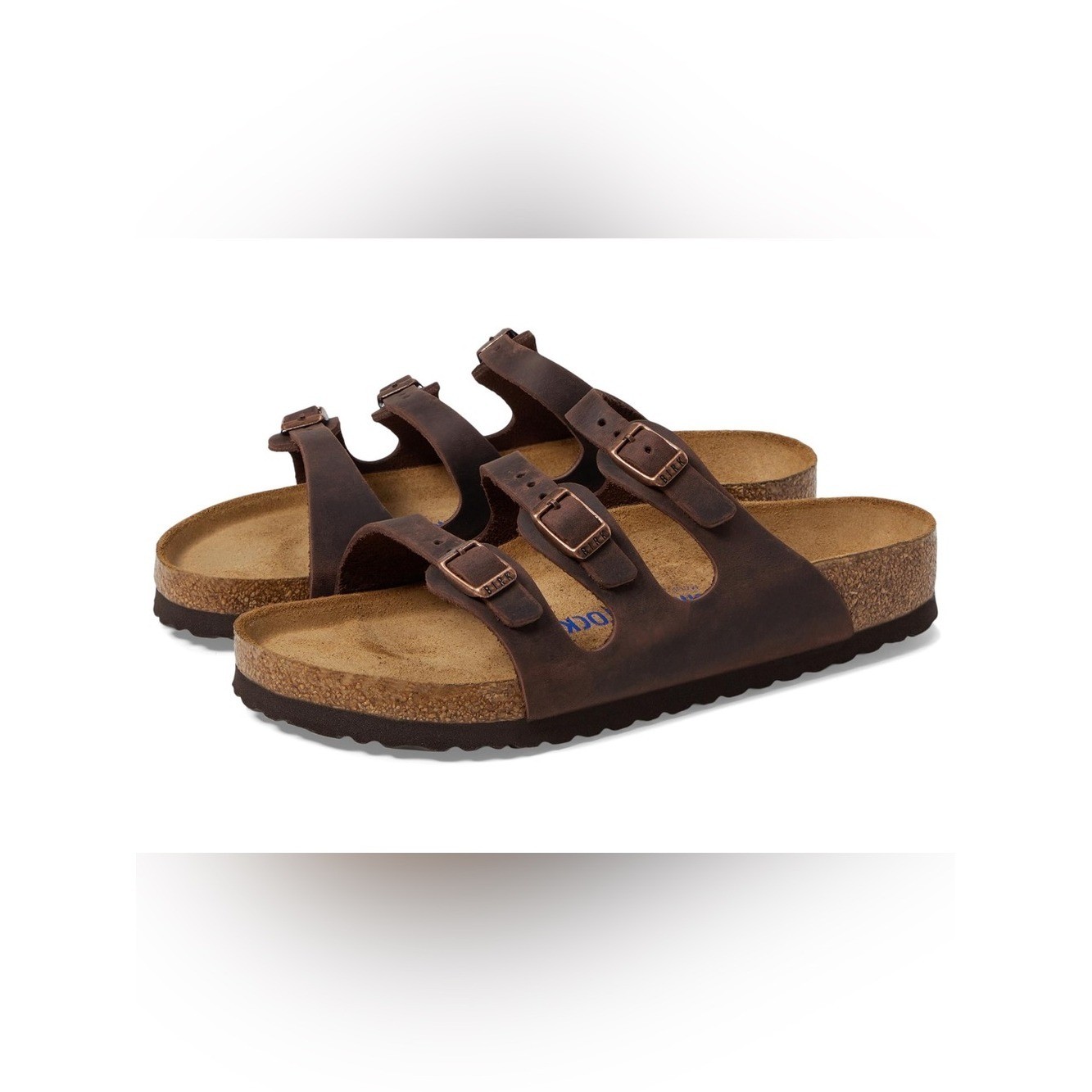 Birkenstock Florida Soft Footbed Sandals Habana Oiled Leather 38