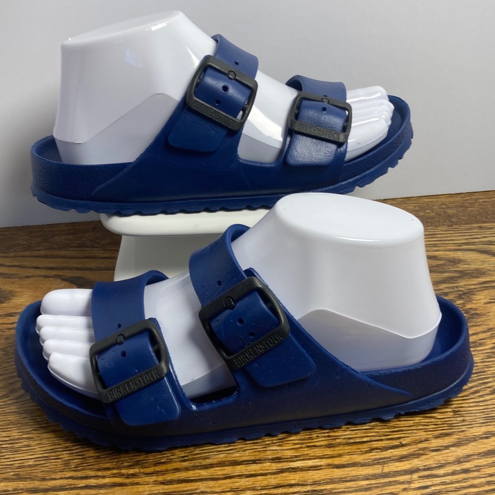 Birkenstock Arizona EVA Navy Blue Waterproof Slide Sandals Size 37 L6 M4