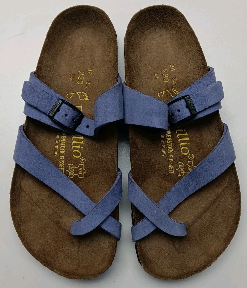 EUC Birkenstock Papillio Mayari Sandals Lavender Casual Womens Size 5