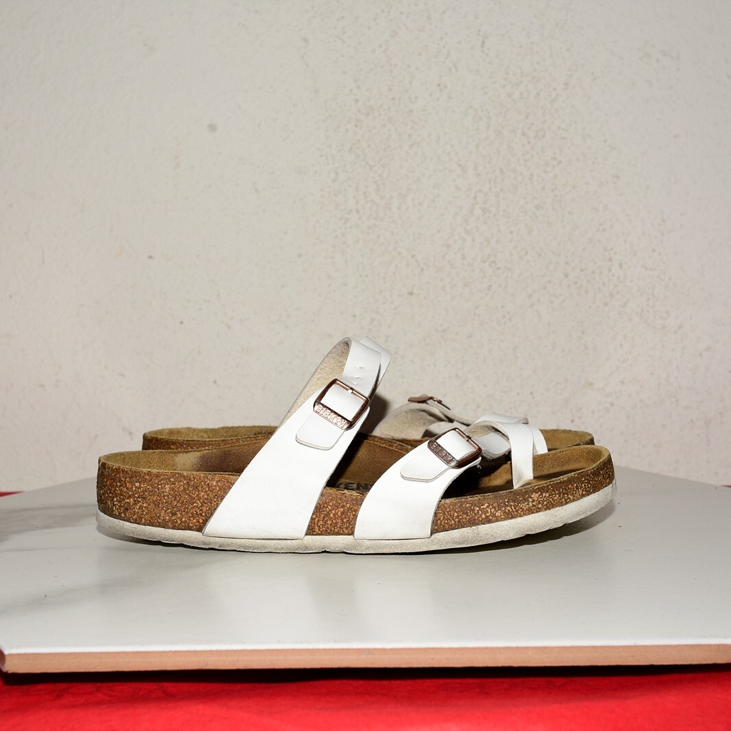 Birkenstock Mayari Synthetic Hard Footbed White Women 37 R