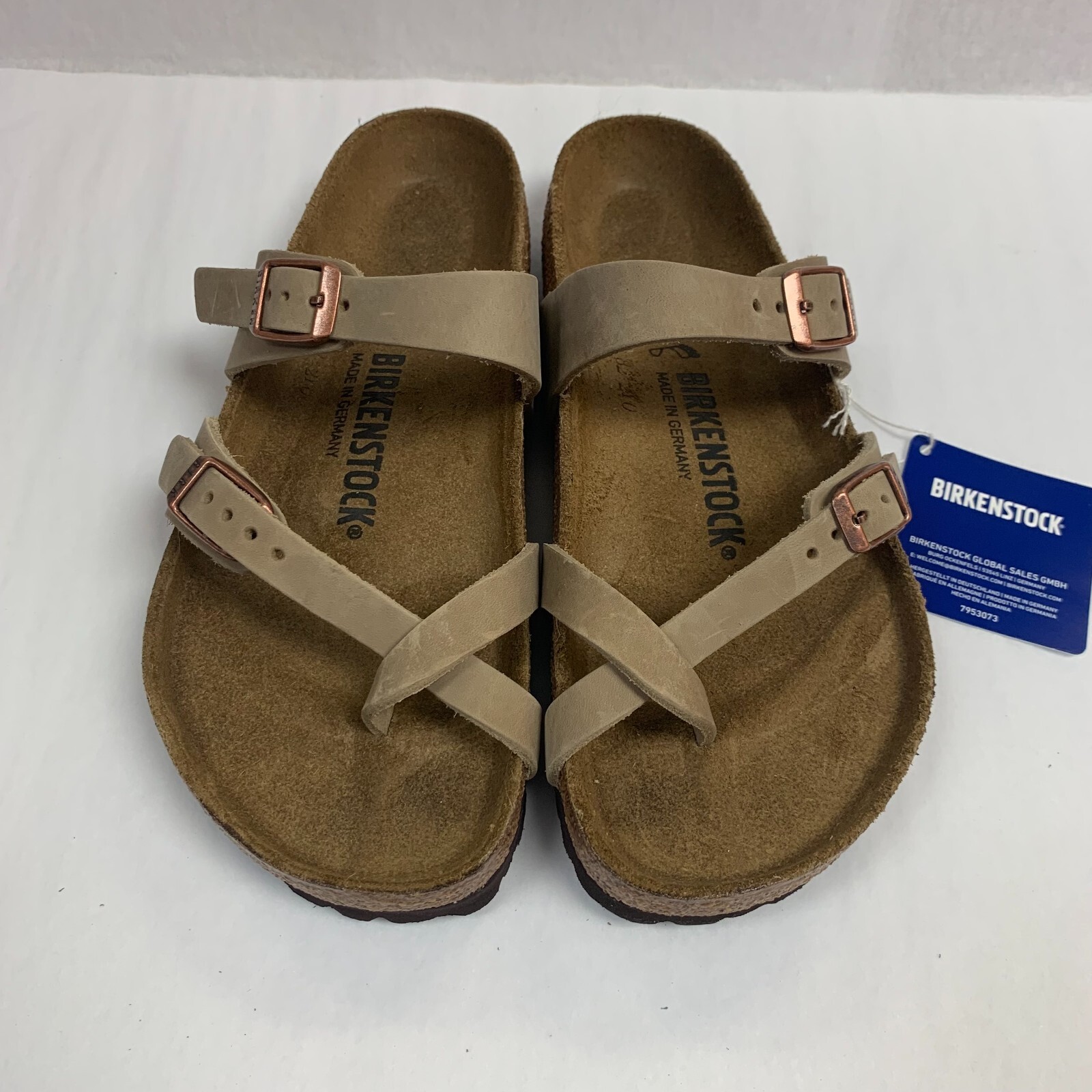 Birkenstock New w/ Box Mayari Tobacco Brown Oiled Leather Regular – Select Size
