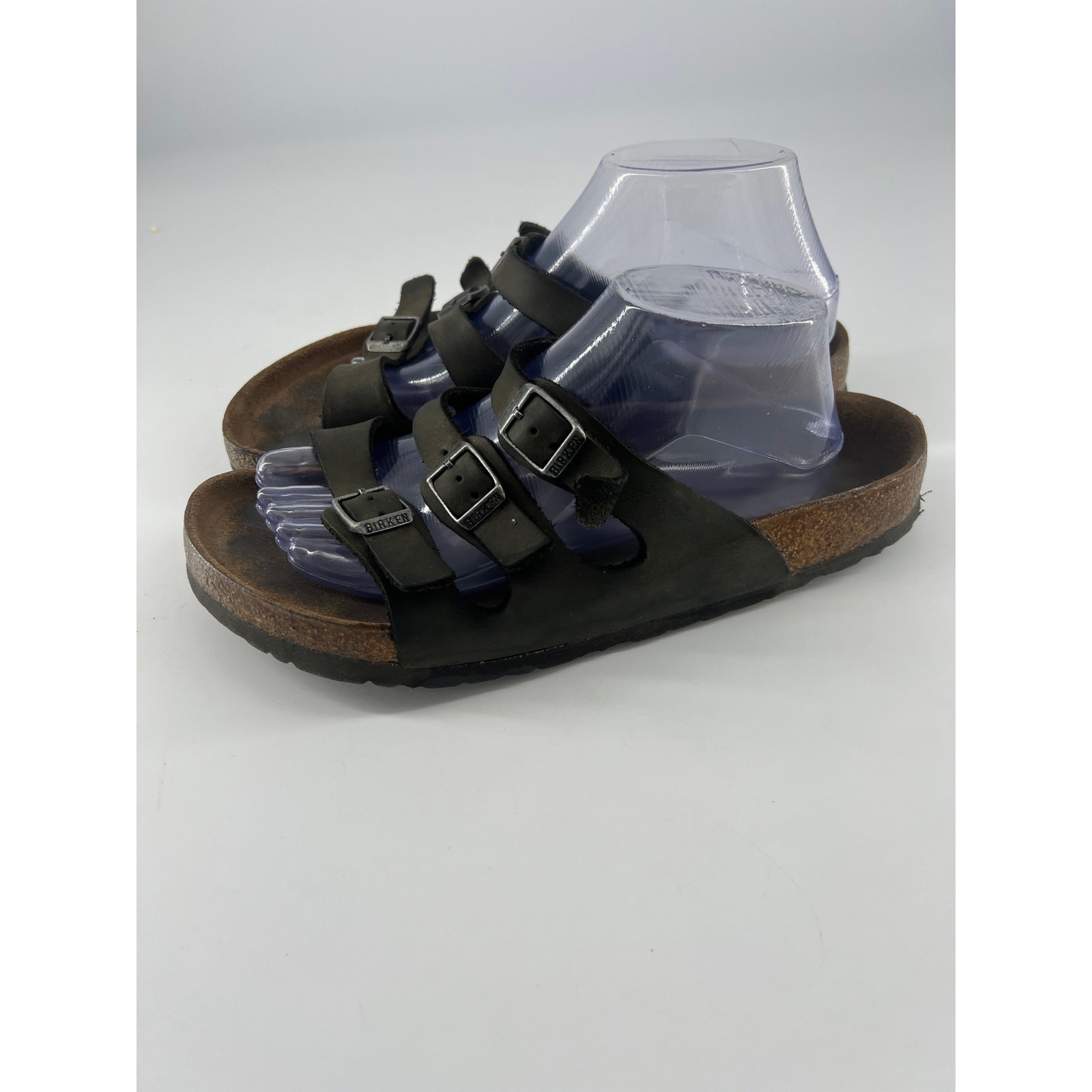 Birkenstock Florida Sandals Women Size 41 10 Black Slip On Minimalist Preppy