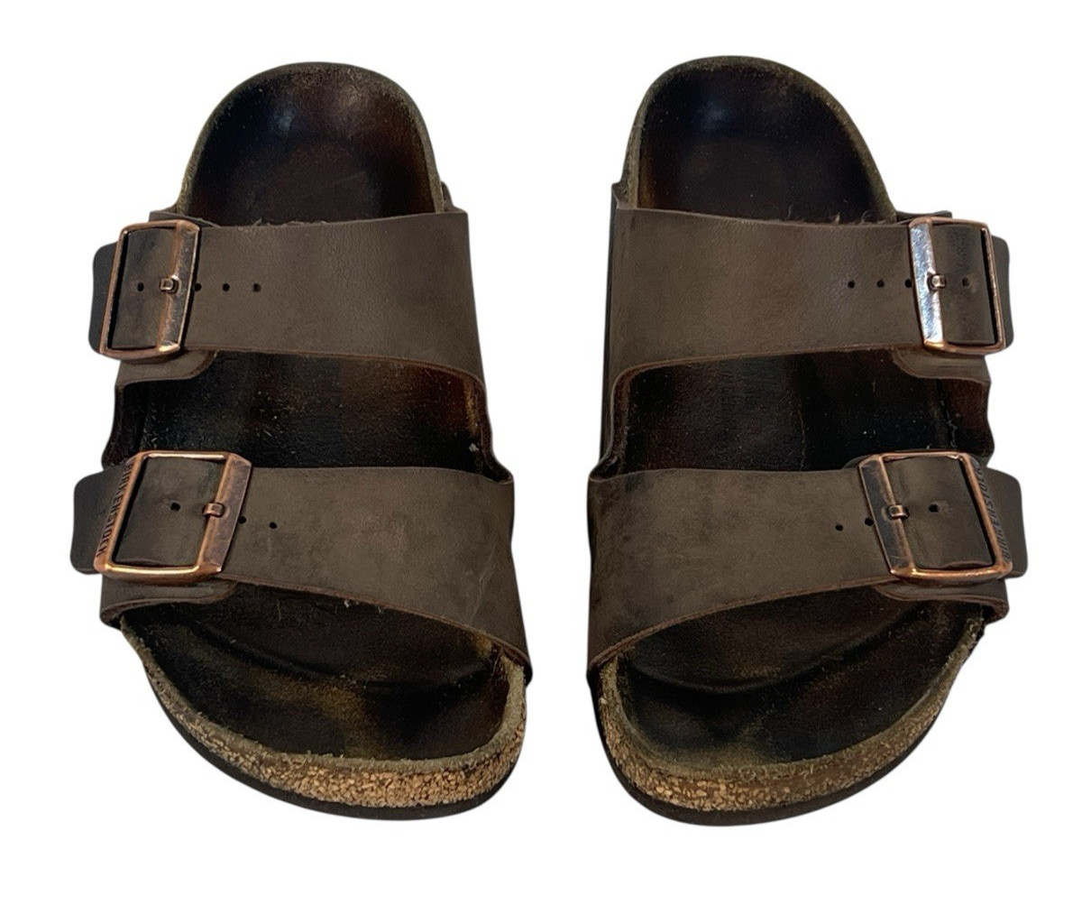 Birkenstock Arizona oiled leather sandals 8w destroied but stil good
