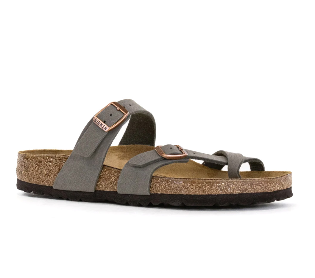 Birkenstock Mayari Stone Birkibuc Women’s Toe Loop Sandals Regular