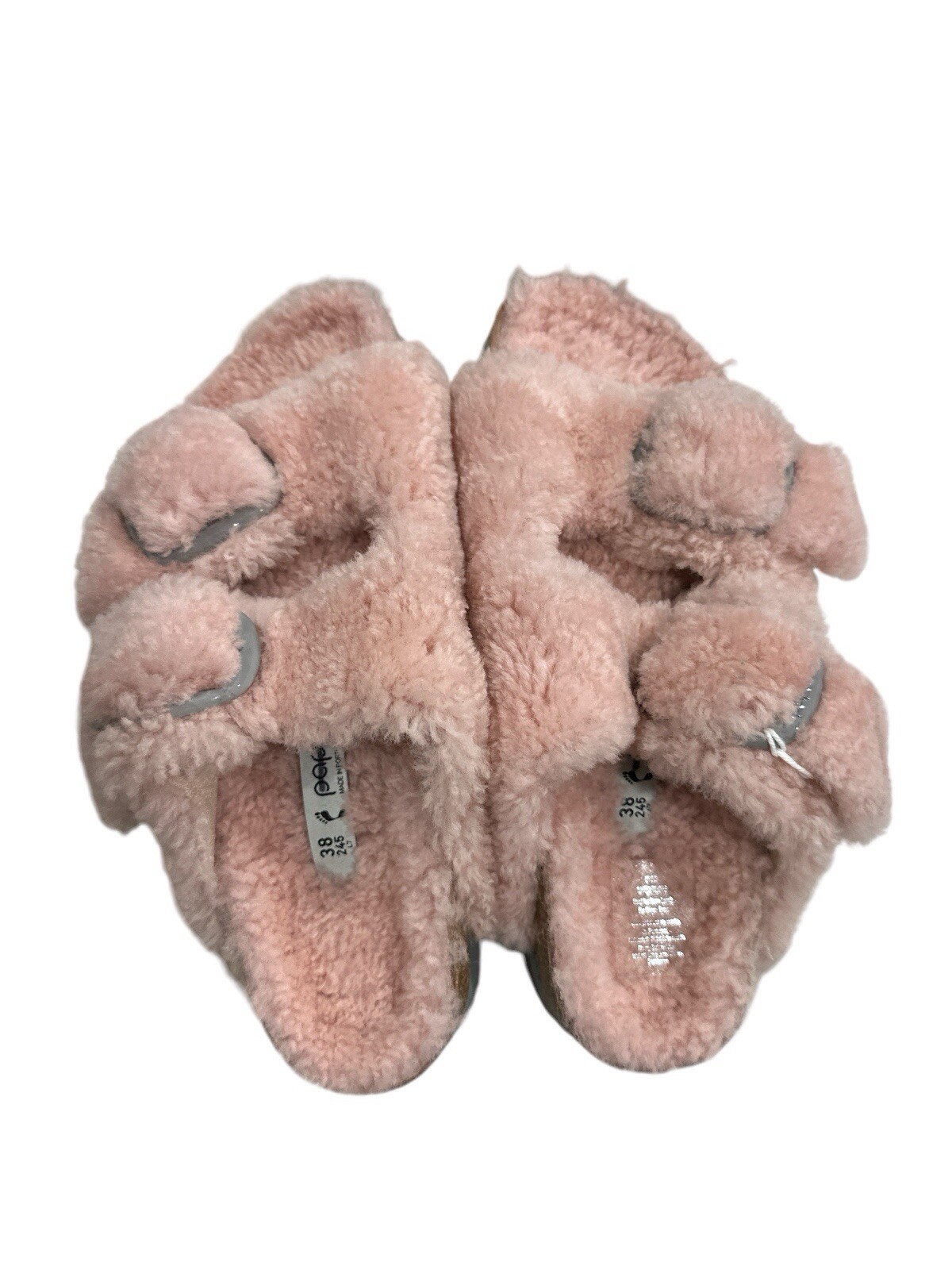 Birkenstock Papillio Arizona Women Light Rose Teddy Shearling Sandals