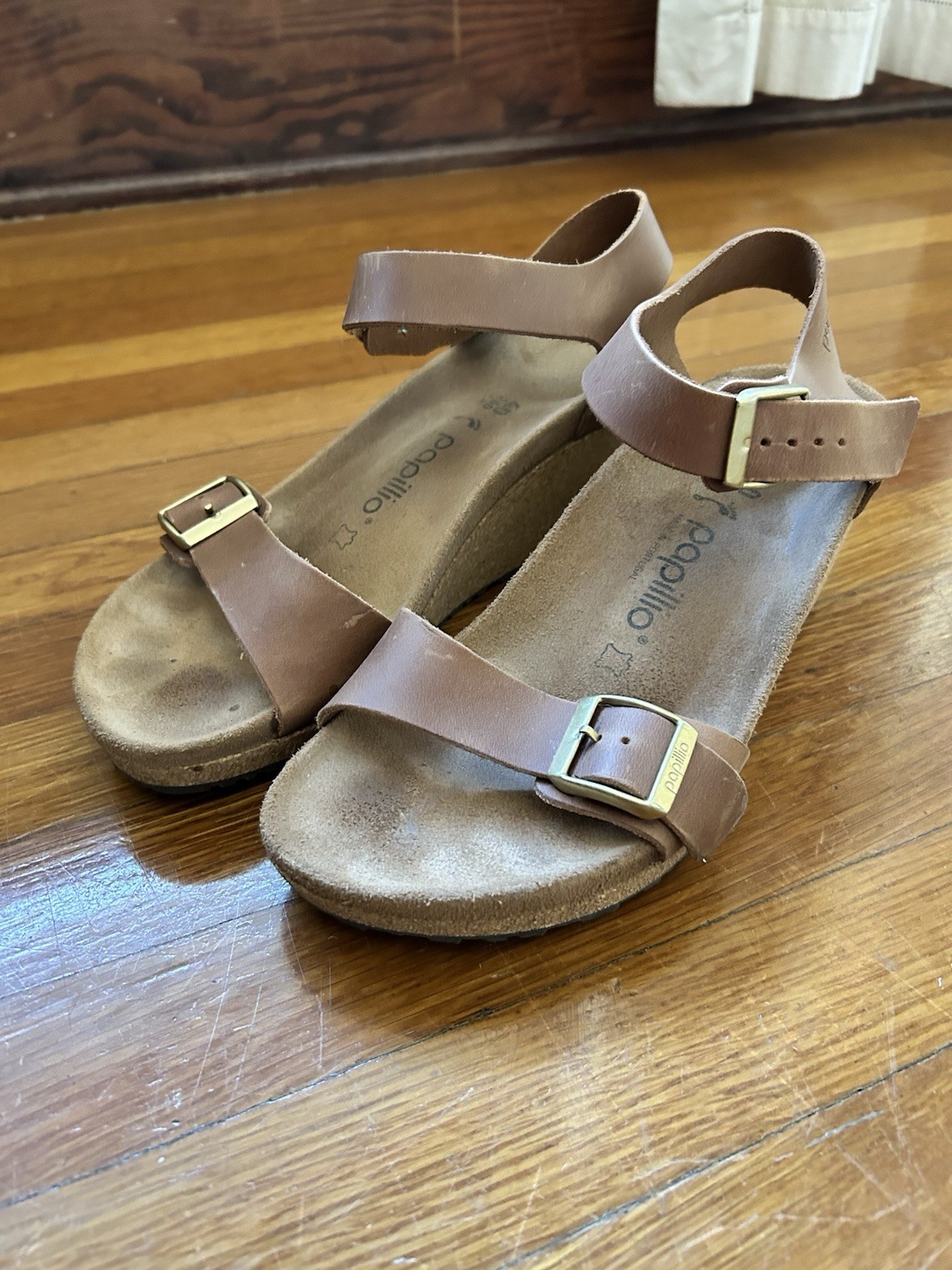 Papillio/ Birkenstock Wedge sandal  Extra Soft Footbed Size 40, 9.5-10