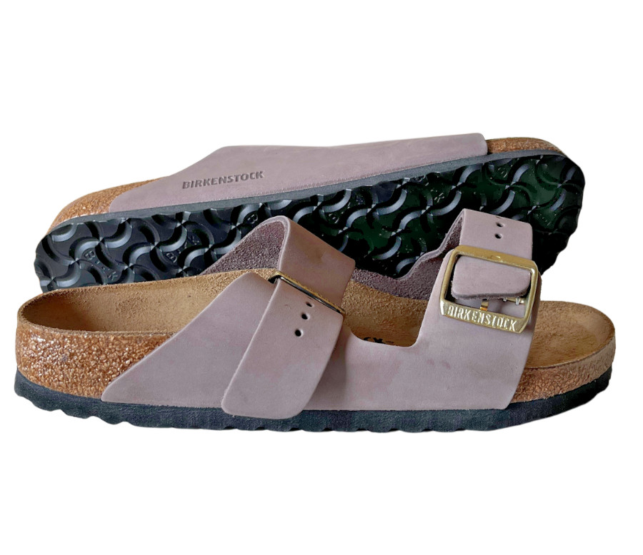 Birkenstock Arizona BS Women’s Size 42 Fade Purple Leather Comfort Slides
