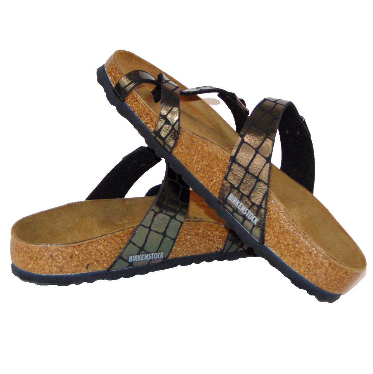 Birkenstock Gizeh Black Patent Thong Sandal EU40 Birko-Flor NewBirkenstock Mayar