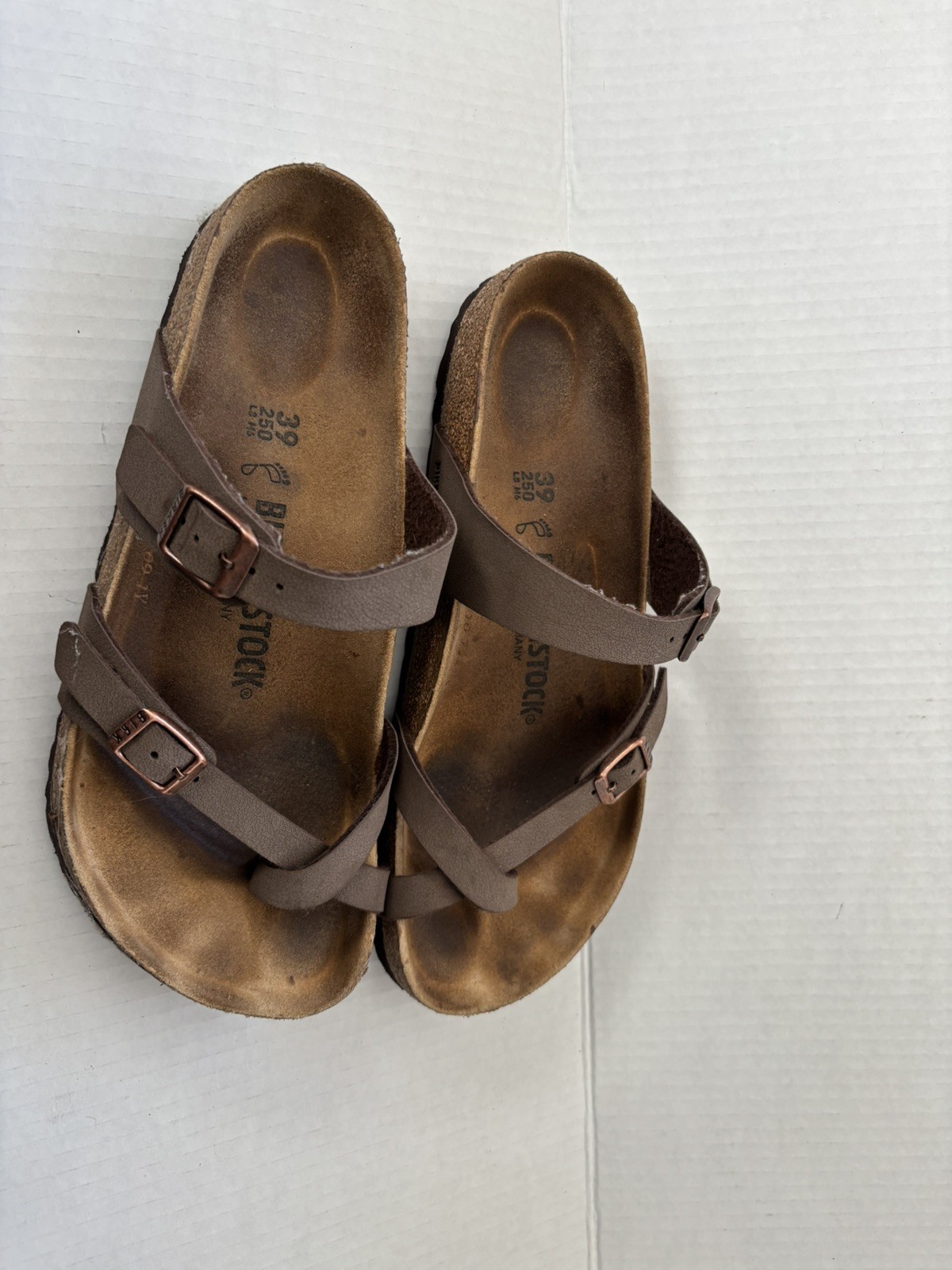 Birkenstock Mayari Thong Strapped Sandal Mocha Brown  Original 39 250 L8 M6