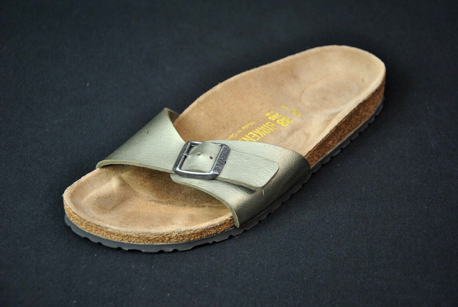 Birkenstock Madrid Sandals Metallic Green 38 7 Narrow 15124S