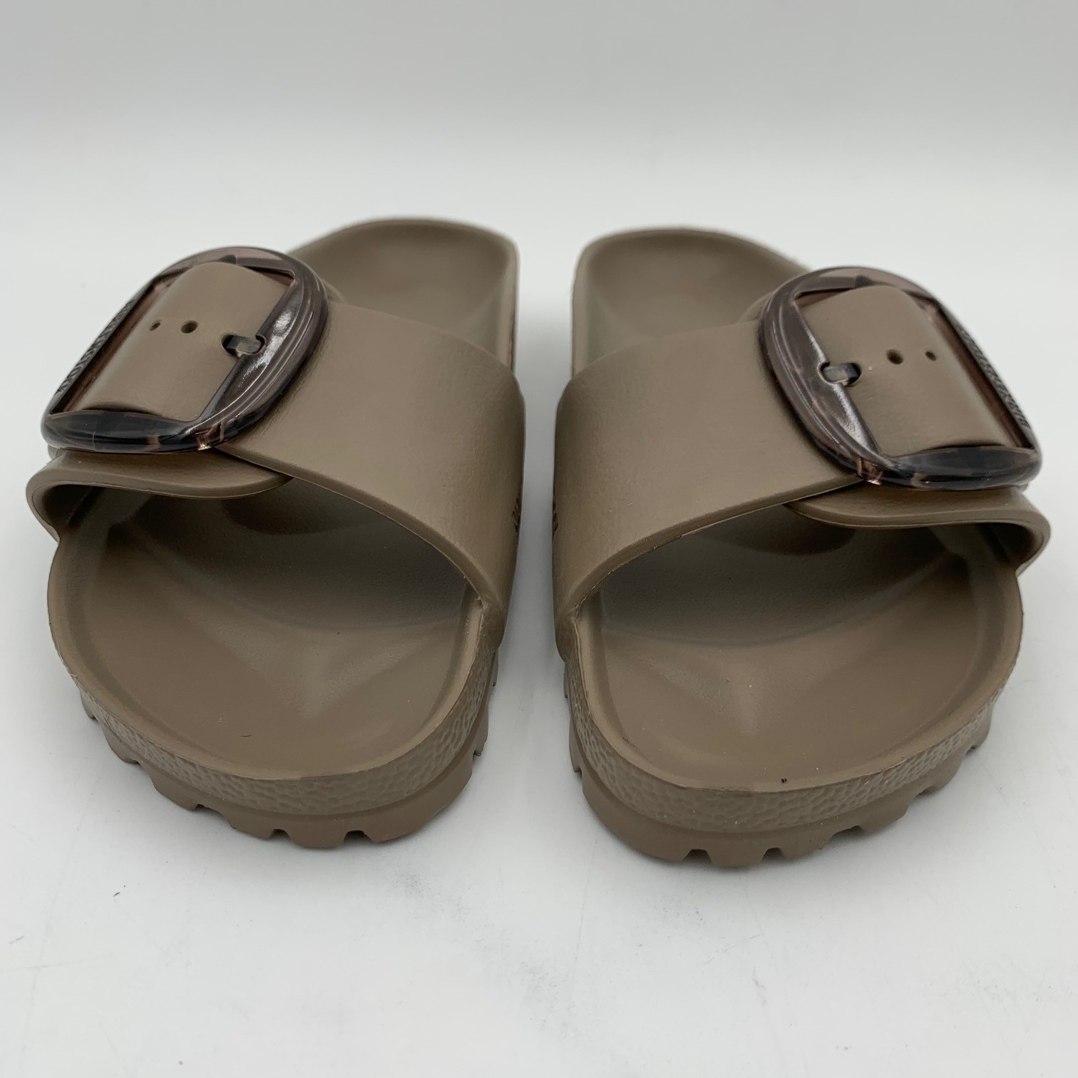 Birkenstock New w/ Box Madrid Big Buckle Gray Taupe EVA Nar 1030479 Select Size