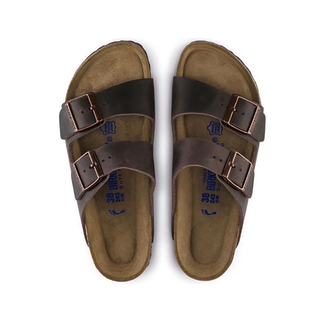 Birkenstock Arizona Unisex Habana Oiled Leather Comfort Sandals