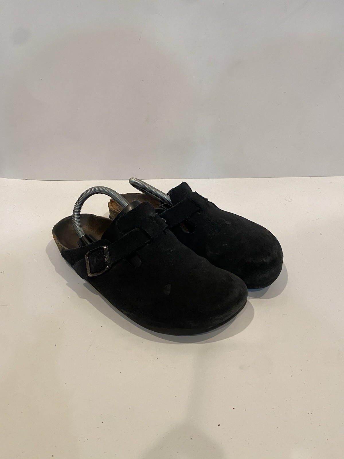 Birkenstock Boston Soft Footbed Suede Clogs “Black” Size 40 EU (9 US)