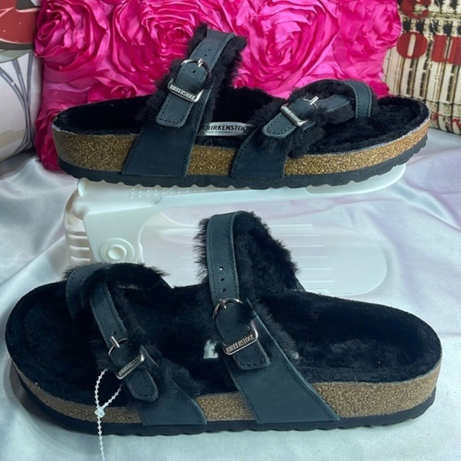 (K1) Birkenstock Mayari sandals new. Size 40/9, Black