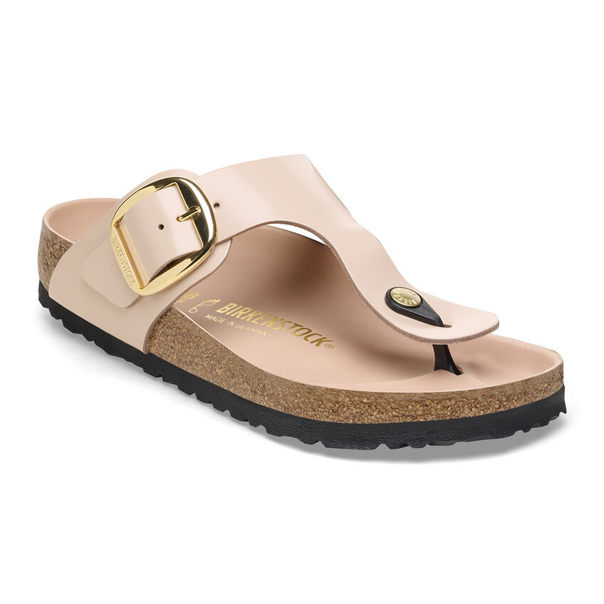New Womens BIRKENSTOCK GIZEH BIG BUCKLE Regular 1026550 NEW BEIGE  EU 37-41