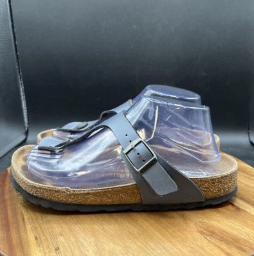 Birkenstock Gizeh Women’s Size 7 Sandals Birko-Flor Navy Blue Shoes