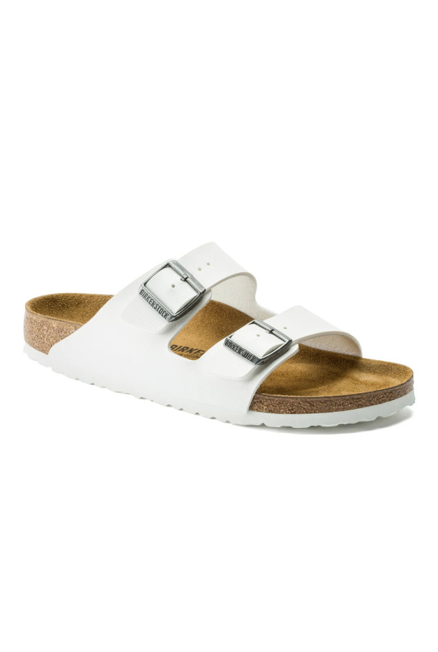 New Birkenstock Arizona White Birko-Flor Sandals Womens 38-41
