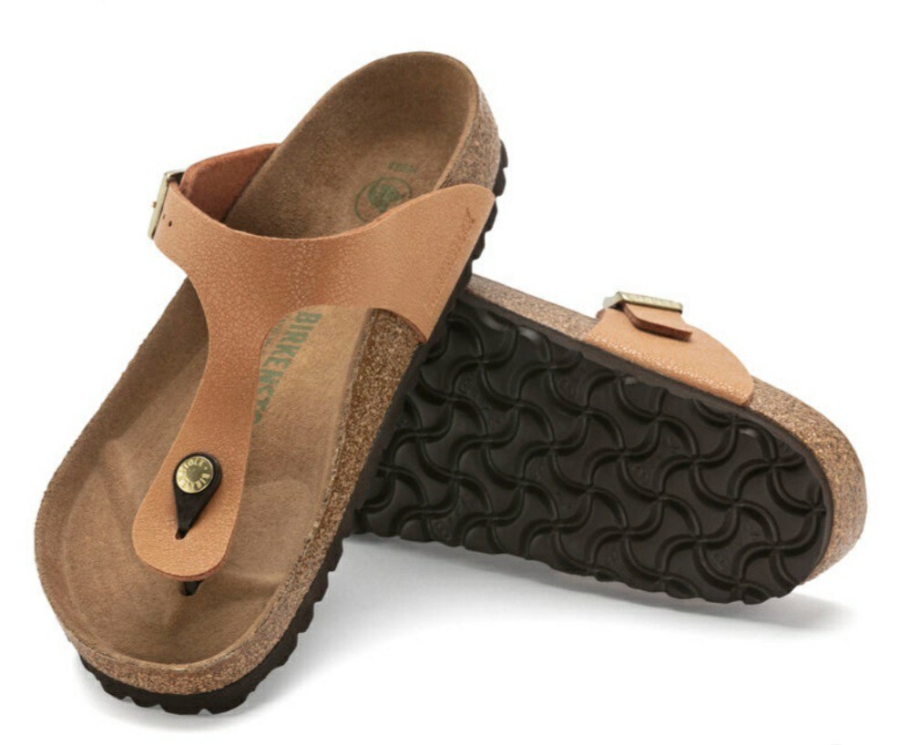 Birkenstock Gizeh Thong Earthy Pecan Vegan Sandals EUR 42 US L 11 MSP $100 NWOB