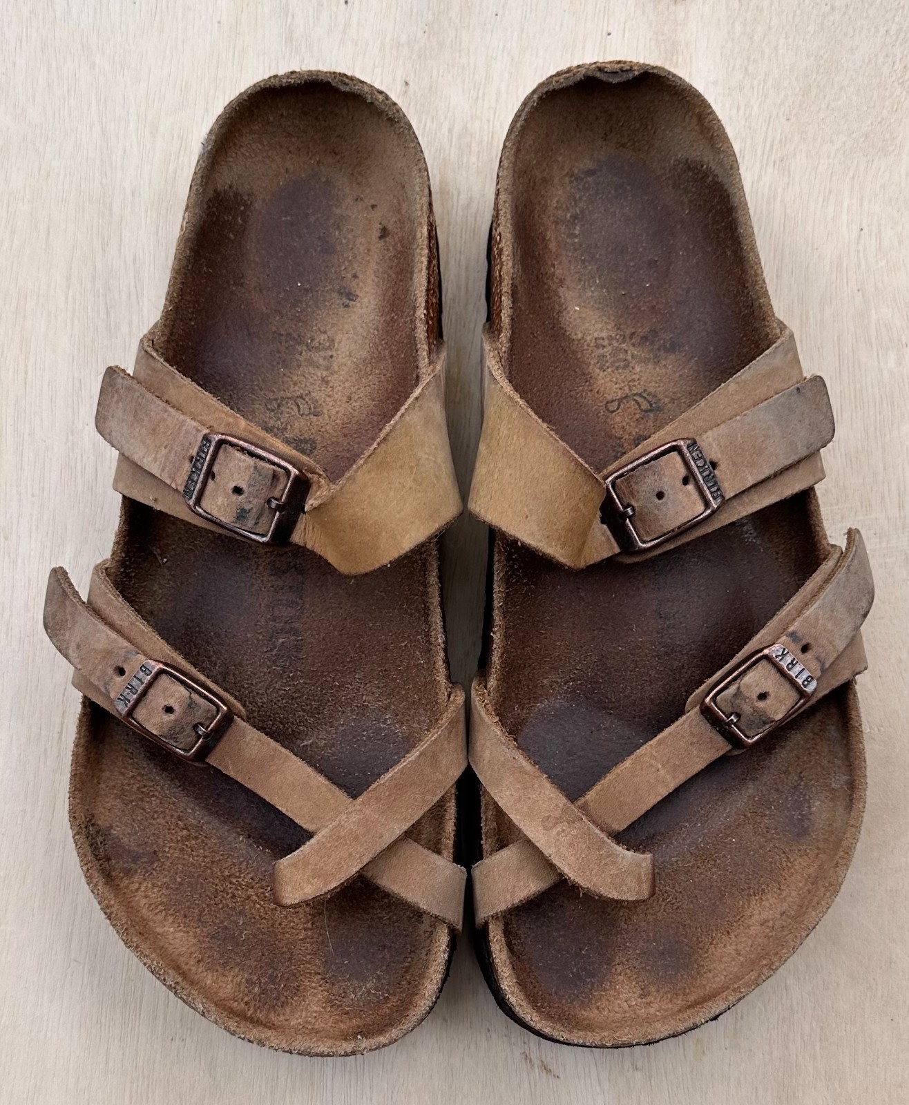 Birkenstock’s Mayari Women’s Size 37/6 Brown/Taupe Sandals