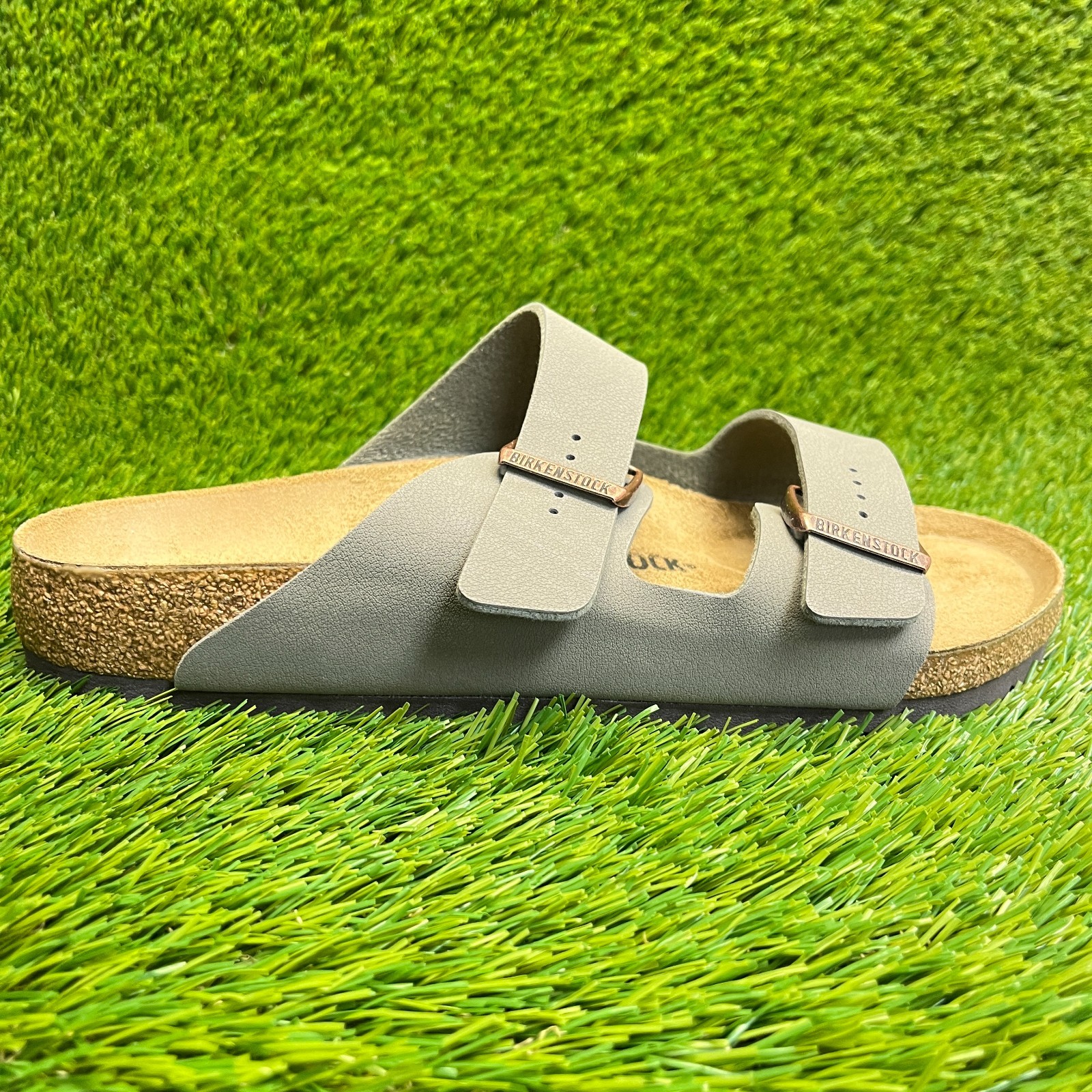 Birkenstock Arizona Birko-Flor Mens Size 11 Gray Walking Beach Outdoor Sandals