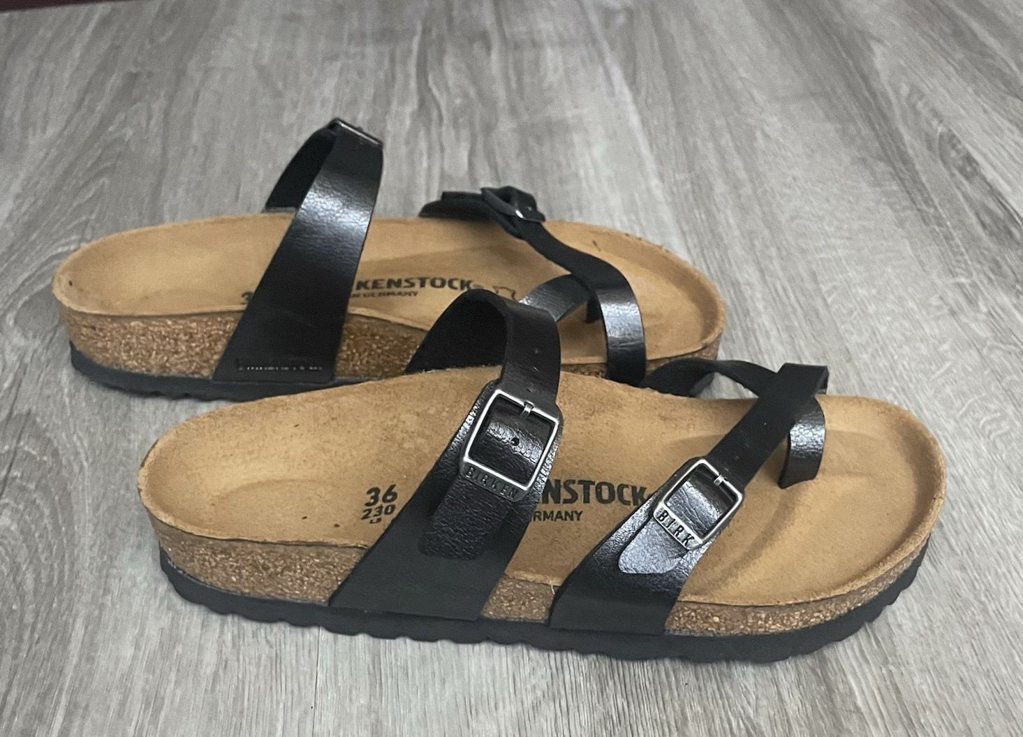 Birkenstock Mayari Black Sandals Women’ Size 5 /EU36 W