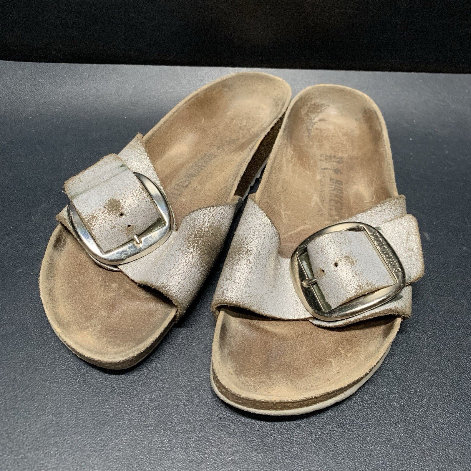 Birkenstock Madrid Big Buckle Slide Sandal, SIZE 39 EU (8-8.5 US)
