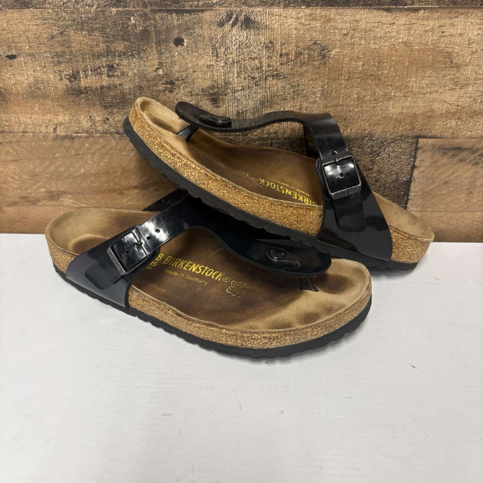Birkenstock Gizeh Slip-on Sandals – Black  – Women’s Size 7 / EUR 38