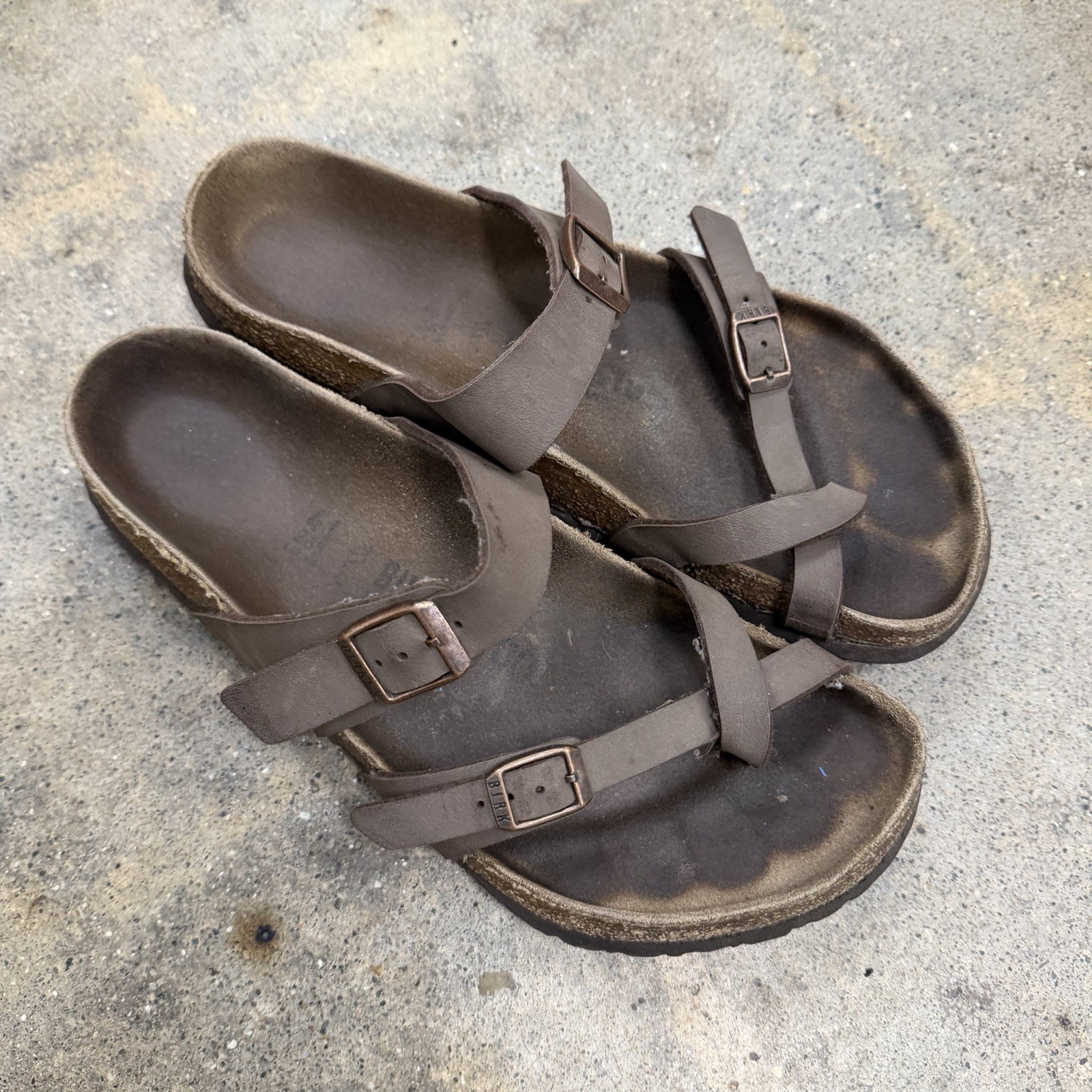 Birkenstock Mayari Brown Slides Sandals Women’s Sz Size 41 / 10