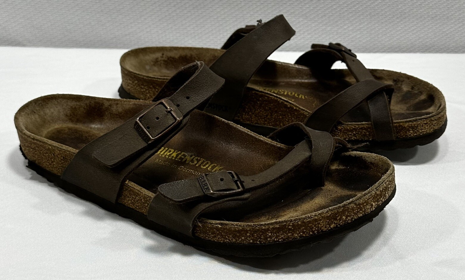 Birkenstock Mayari Women’s Sandals Mocha 250 39 L8 M6 – Soles Are Wore