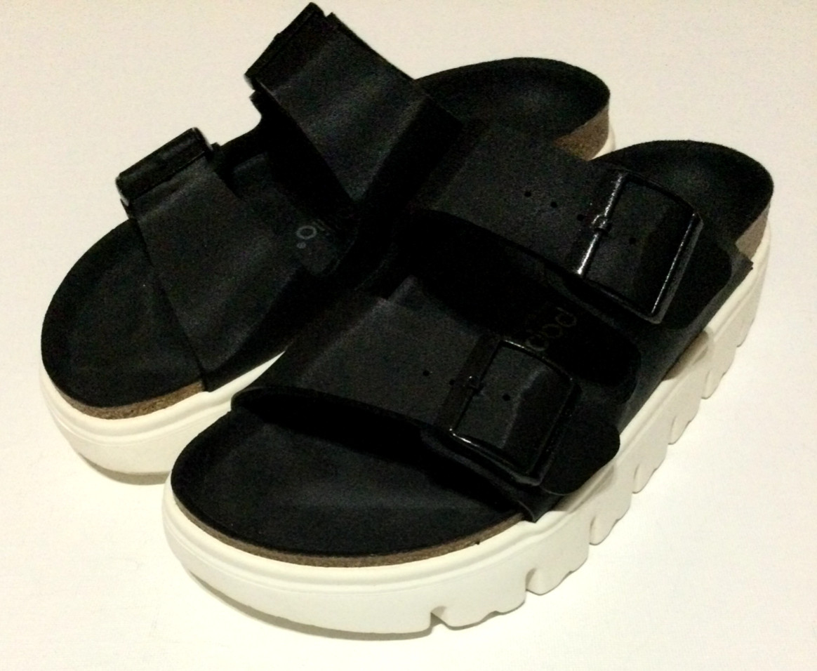 Birkenstock Papillio Arizona Chunky, Black  Birko-Flor, 38N