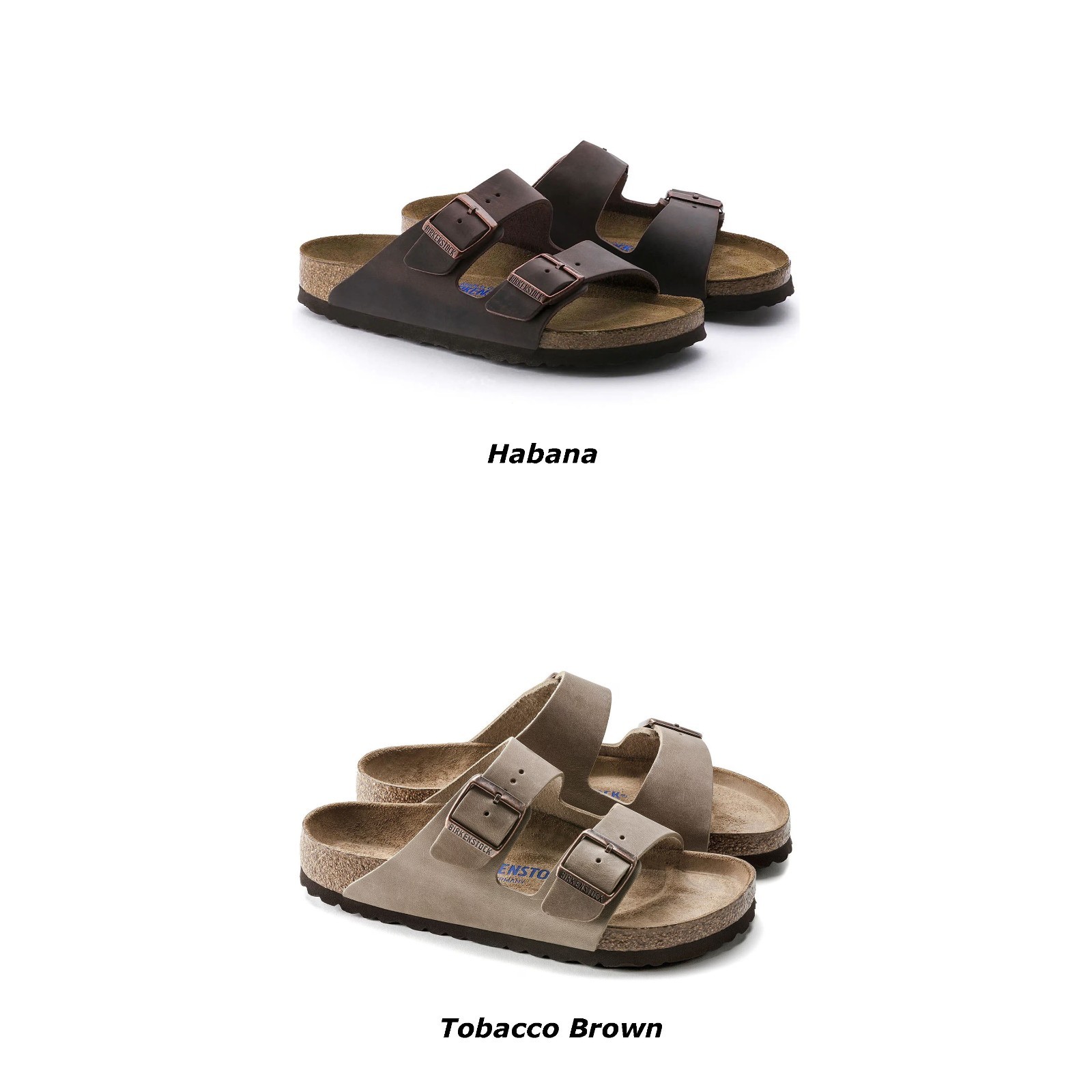 Birkenstock Arizona Soft Footbed Oiled Leather Unisex Sandals New Sizes 6–12