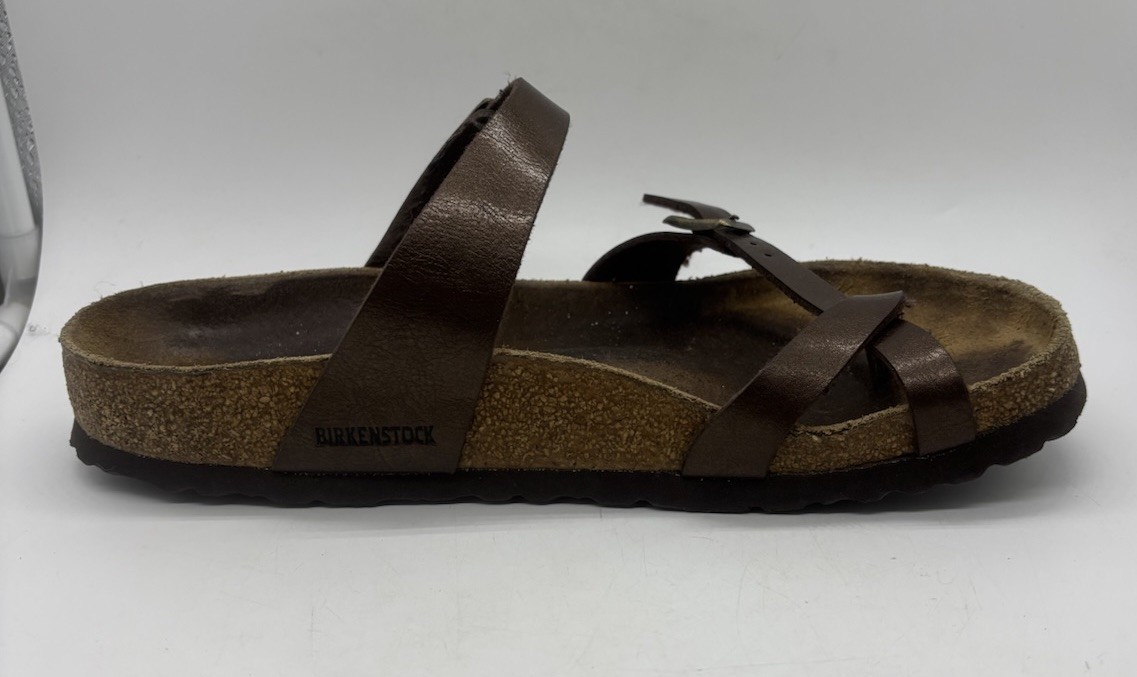 Birkenstock Mayari Toe Loop Sandal Brown Sz EU 40 Women’s 9 Mens 7