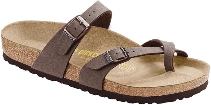BIRKENSTOCK MAYARI SANDAL EU UNISEX SIZE 39 – SIZE: MEN 6.0 WOMEN 8.0 – MOCHA