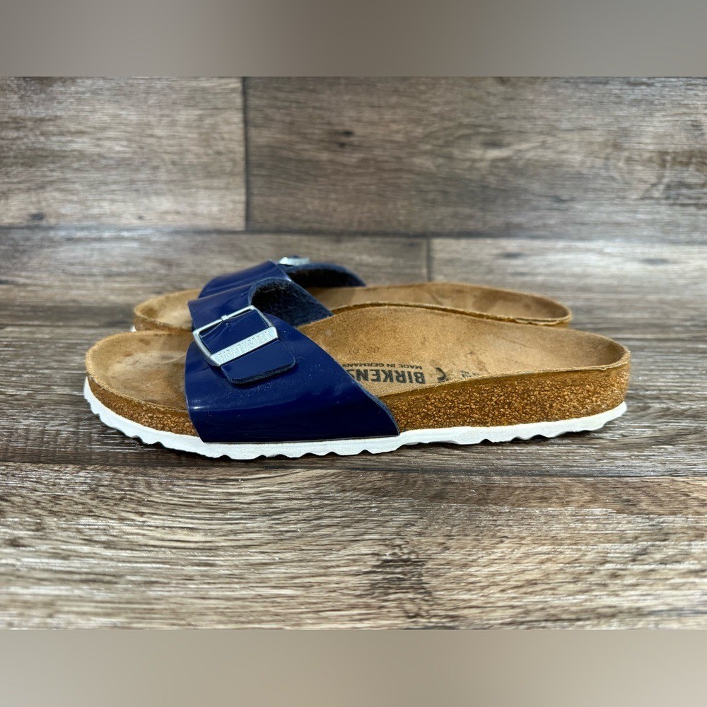Birkenstock Madrid Birko-flor Patent Leather Sz EU 39