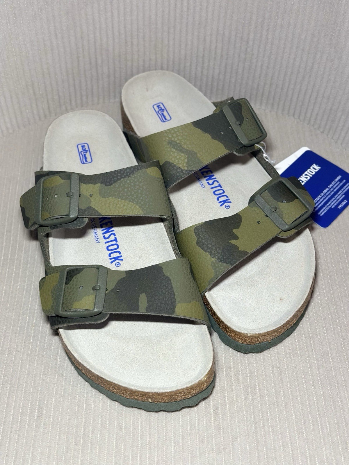 Birkenstock Arizona Soft Footbed Sandals Birko-Flor Size EU-40 US-9 NEW