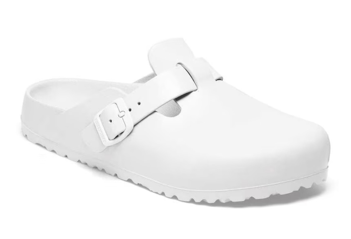 BIRKENSTOCK NIB BOSTON EVA (PLASTIC BLEND) WHITE 37 LADIES 6 Narrow