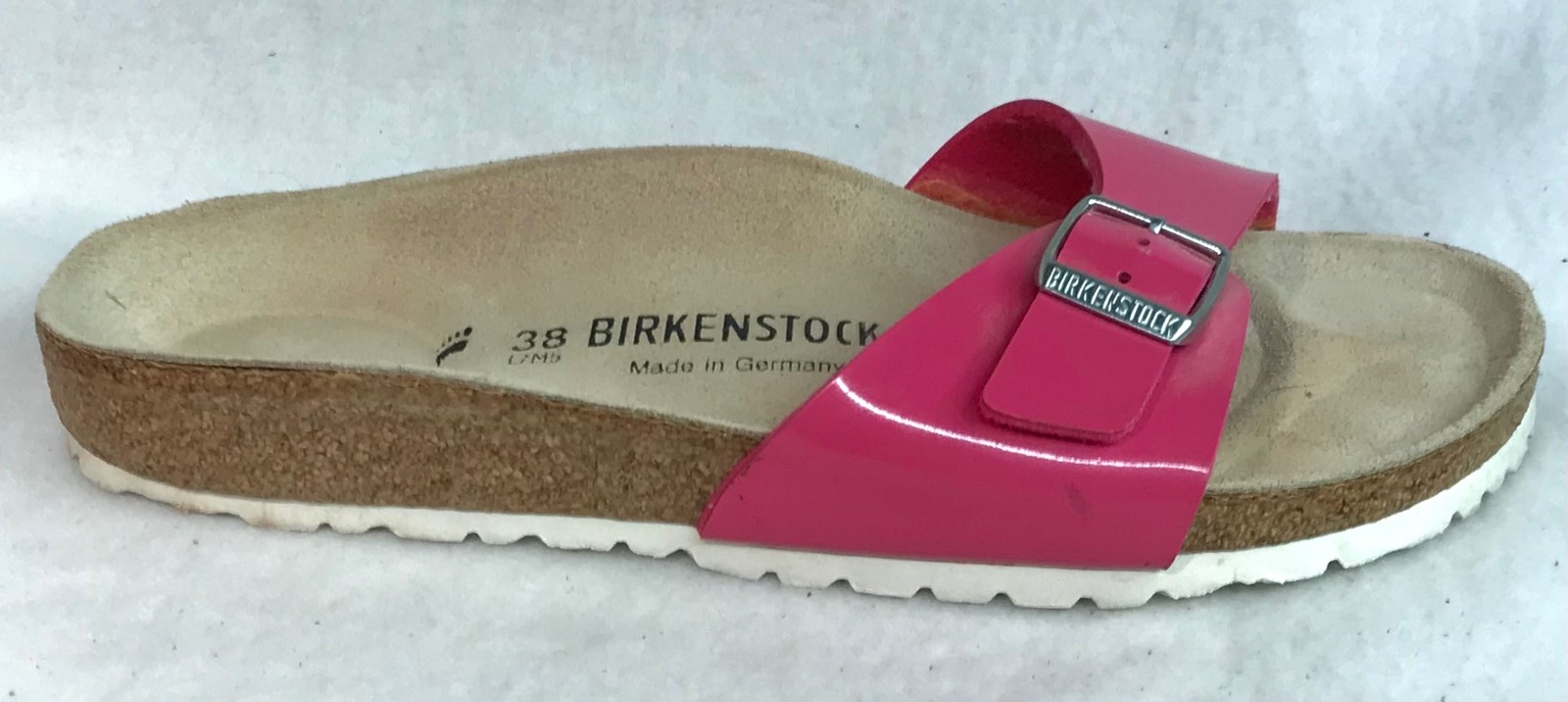 Birkenstock Madrid Casual Single Strap Buckle Sandals – Pink – Womens Size 7